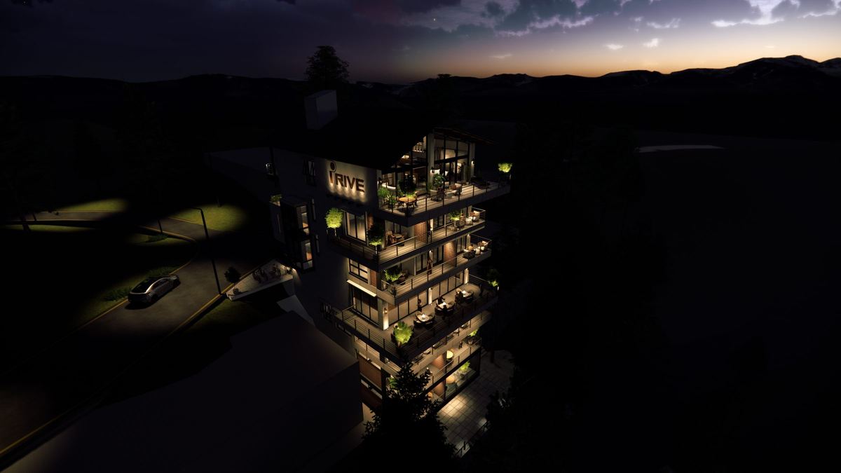 Privé from above at dusk